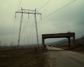 View of bridge against sky
