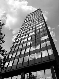 Low angle view of building against sky