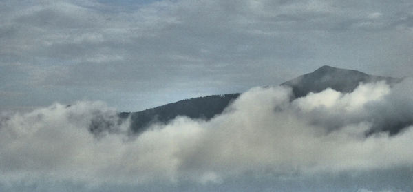 Low angle view of clouds in sky