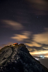 Pillboxes on the west side of oahu at night. 