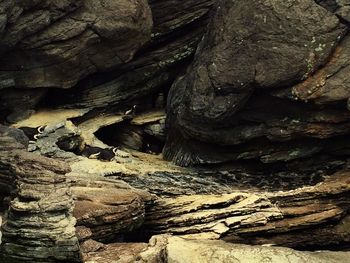 Rocks on rock formation