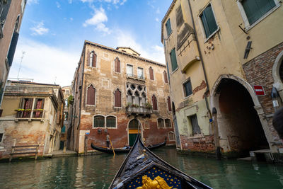 Boats in canal