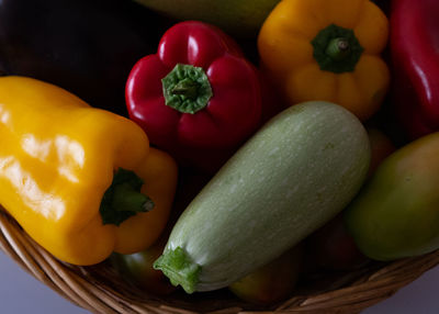 Close-up of fruits and vegetables