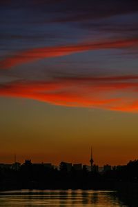 Scenic view of sky at sunset