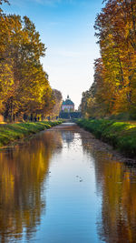 Autumn sunny day in moritzburg