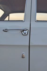 Full frame shot of car door