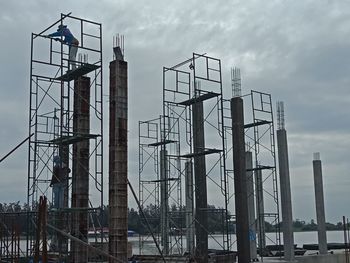 View of construction site against sky