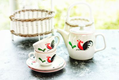 Close-up of tea on table