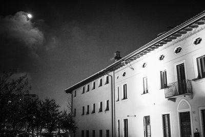 Low angle view of building against sky