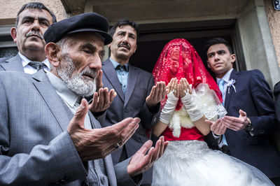 Portrait of smiling young woman