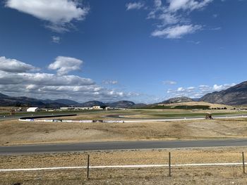 Scenic view of landscape against sky