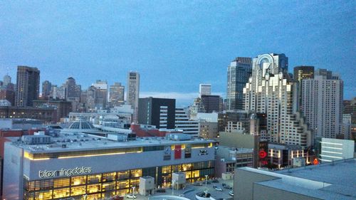 Cityscape against sky