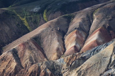 Panoramic view of rock formations