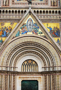 Low angle view of ornate building