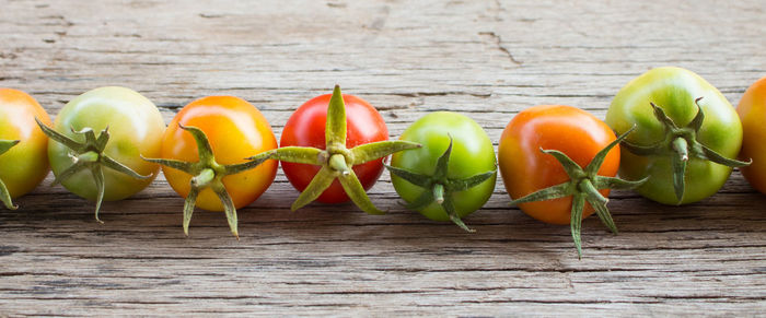 Close-up of fruits on table