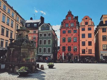 View of buildings in city