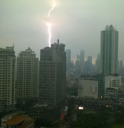 View of cityscape against sky