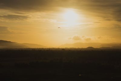 Sunrise in mountain