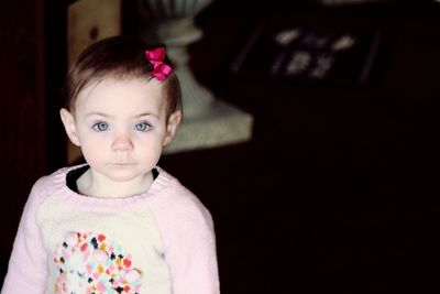 Portrait of cute girl