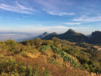 Scenic view of landscape against sky