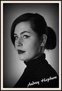Portrait of young woman