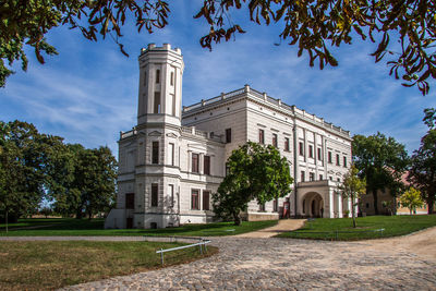 Low angle view of building against sky