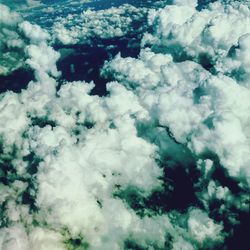 Low angle view of clouds in sky