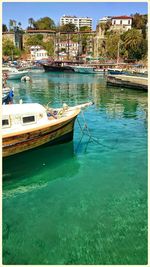 Boats in canal