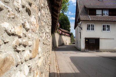 Street amidst buildings in town