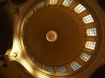 Low angle view of the dome of catholic church