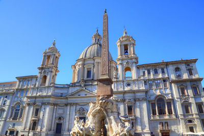 Low angle view of statue