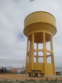 Low angle view of building against sky