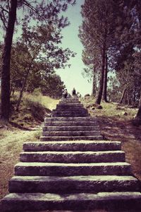 Staircase leading to stairs