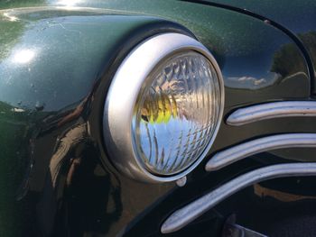 Close-up of reflection in water