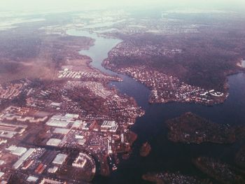 Aerial view of cityscape