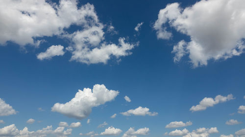 Low angle view of clouds in sky