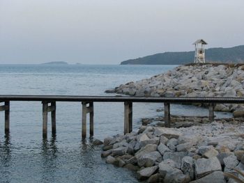 Scenic view of calm sea against sky