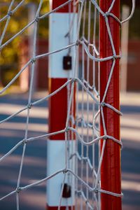 Close-up of chainlink fence