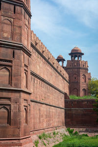 Lal qila - red fort in delhi, india. unesco world heritage site