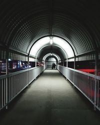 Empty subway station