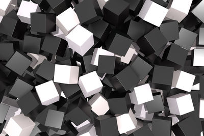 Full frame shot of cube shapes