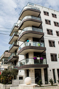 Low angle view of building against sky