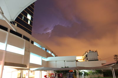 Low angle view of building against sky