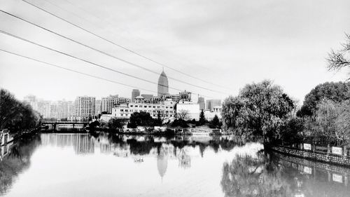 River with buildings in background