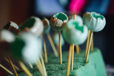 Close-up of multi colored candies