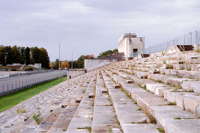 Autumn impressions from nuremberg nazi party rally grounds