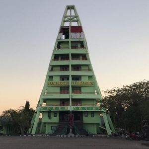 Low angle view of building against clear sky