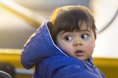 Portrait of cute boy