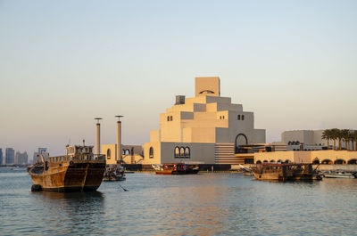 The museum of islamic art is a museum located on one end of the seven kilometers long corniche.