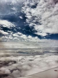 Scenic view of cloudy sky